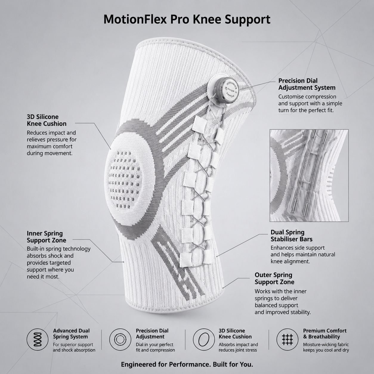 MotionFlex Pro Performance Knee Support